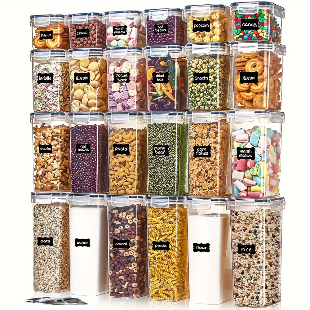Food Storage Equipment - 24Pcs Food Storage Containers 12 Boxes
