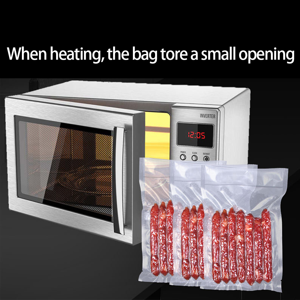 Food Storage Vacuum Bags - 50pcs Kitchen Food Vacuum Sealer Bag