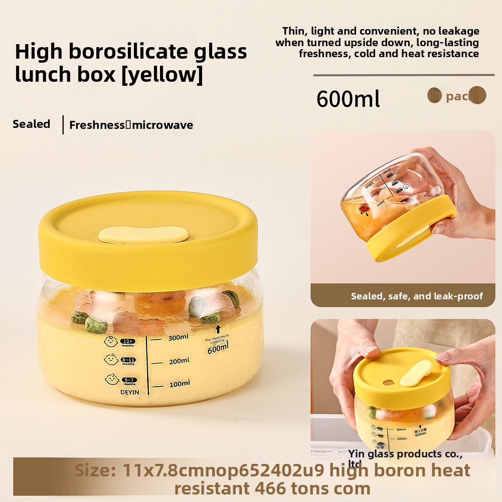 Food Storage Equipment - Glass Food Storage Container Airtight Leakproof