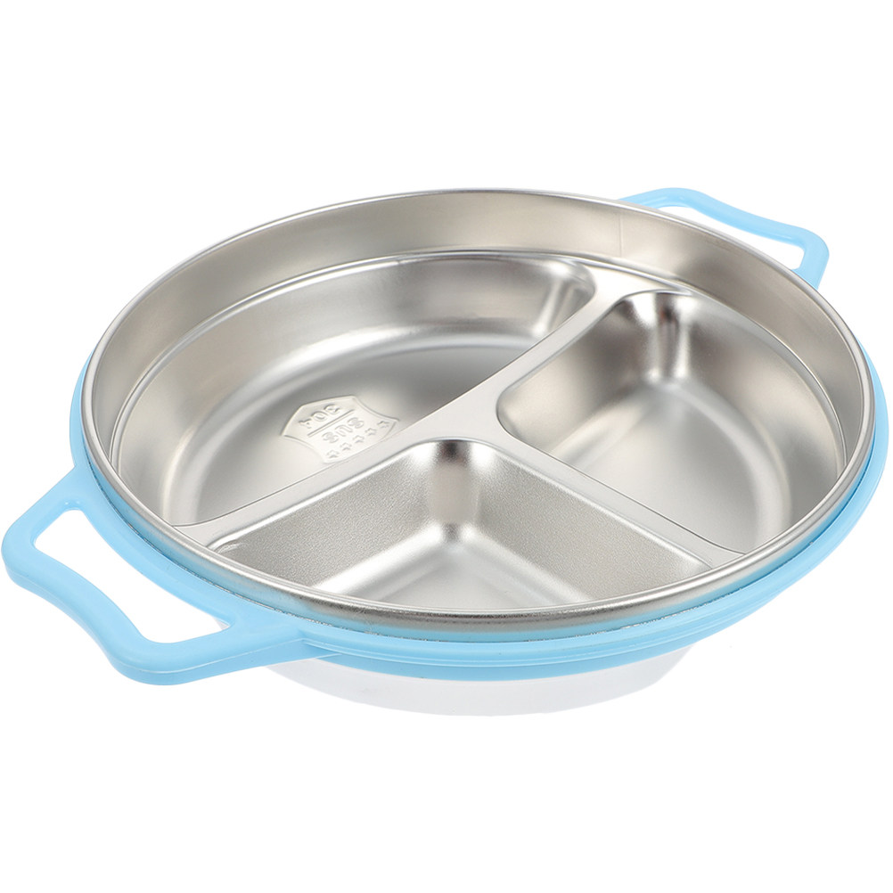 Food Storage With Dividers - Divided Food Stainless Steel Kids Serving