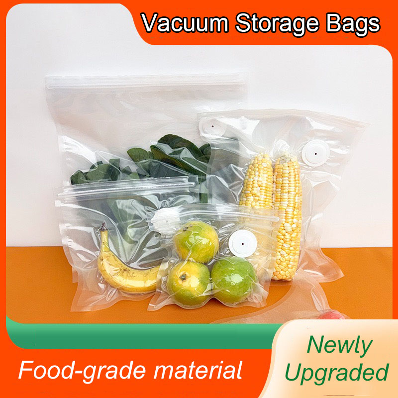Food Storage Vacuum Bags - New Reusable Air Vacuum Storage Bags