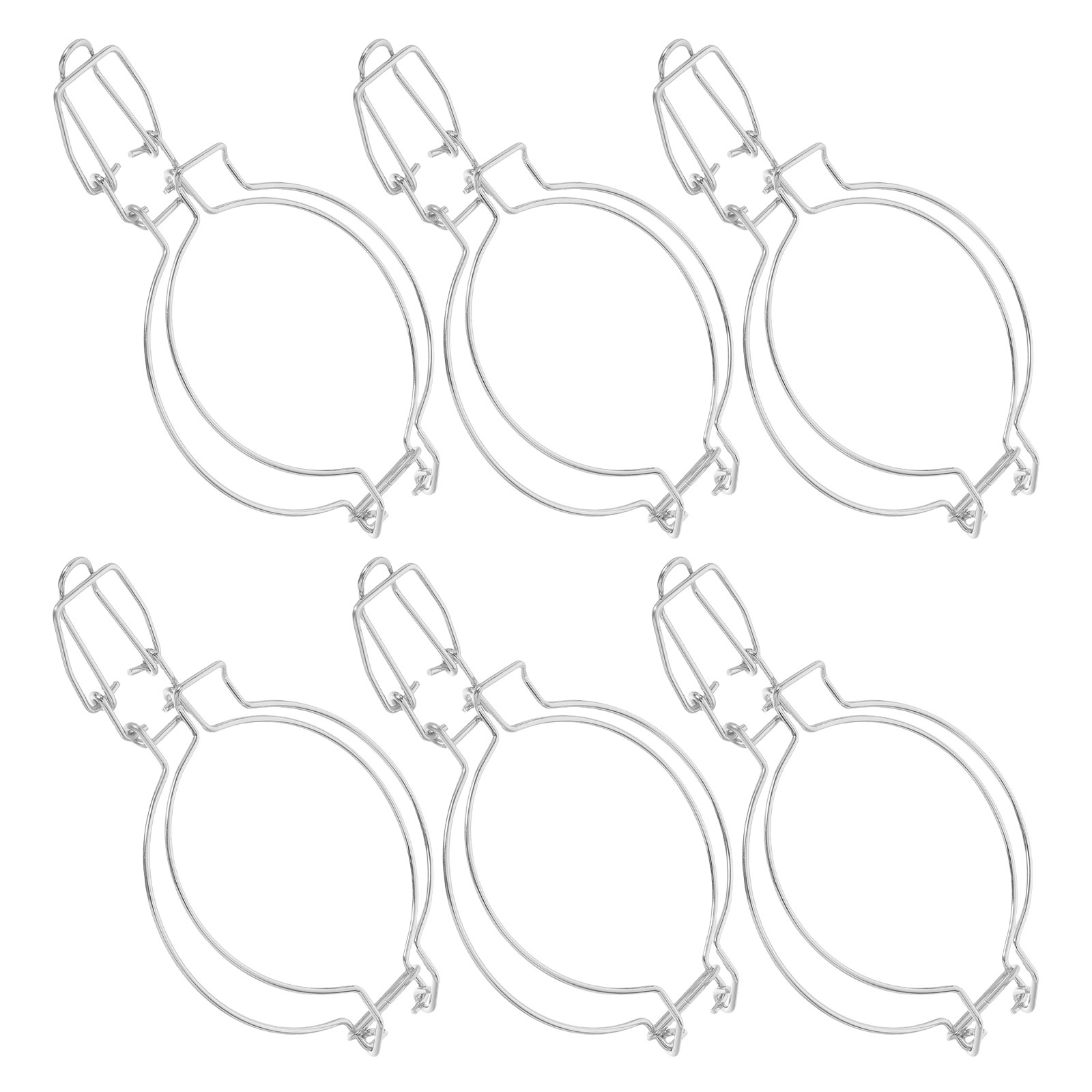 6Pcs Stainless Steel Snap Clas - огляд і ціна Food Storage Glass