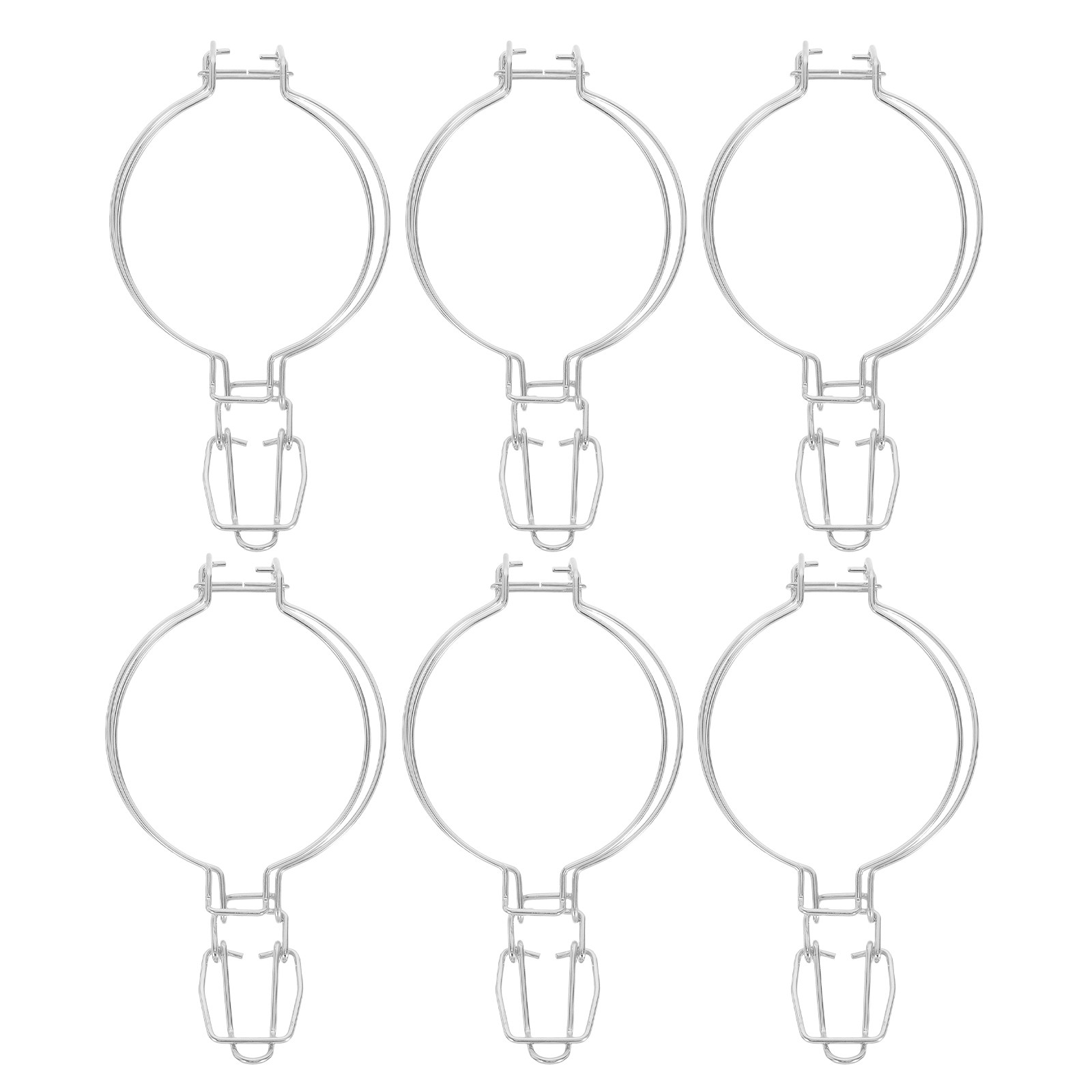 6Pcs Stainless Steel Snap Clas - огляд і ціна Food Storage Glass