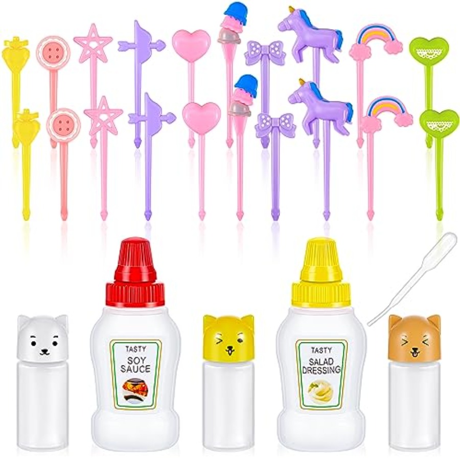 26 Pcs Lunch Bento Soy Sauce C - огляд і ціна Condiment Squeeze Bottle
