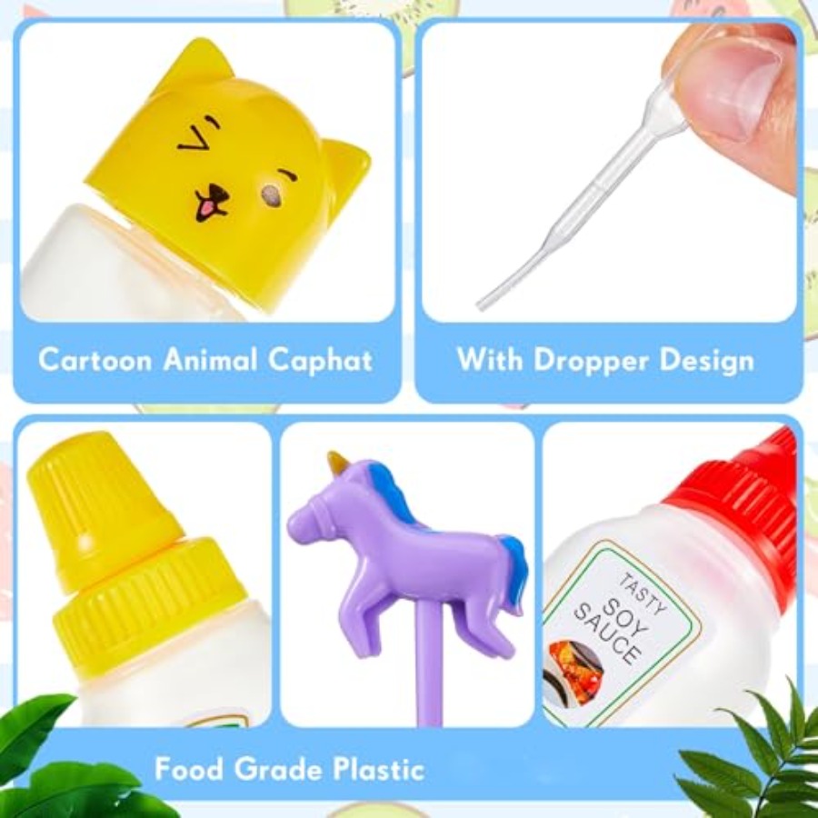 26 Pcs Lunch Bento Soy Sauce C - огляд і ціна Condiment Squeeze Bottle