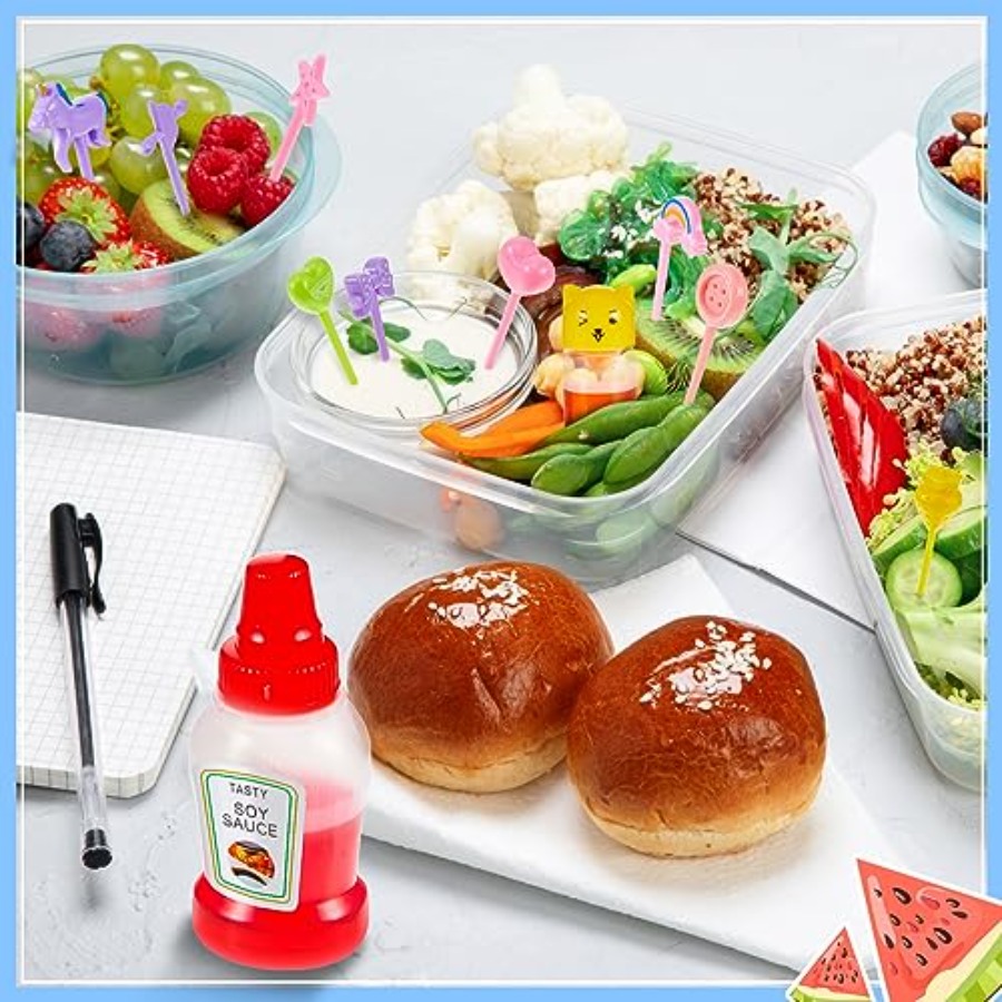 26 Pcs Lunch Bento Soy Sauce C - огляд і ціна Condiment Squeeze Bottle