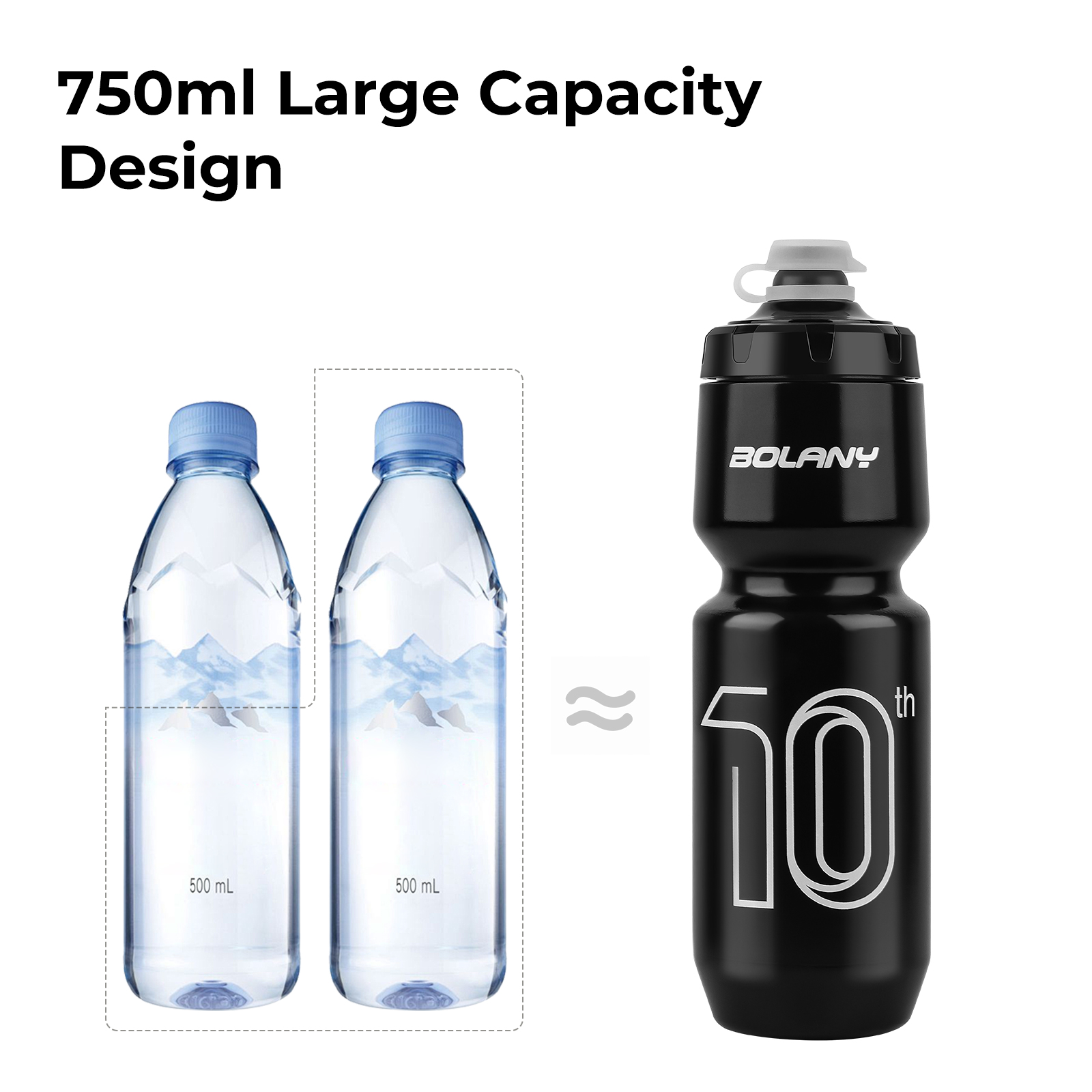 BOLANY 750ML Sports Bottle 10t - огляд і ціна Condiment Squeeze Bottle