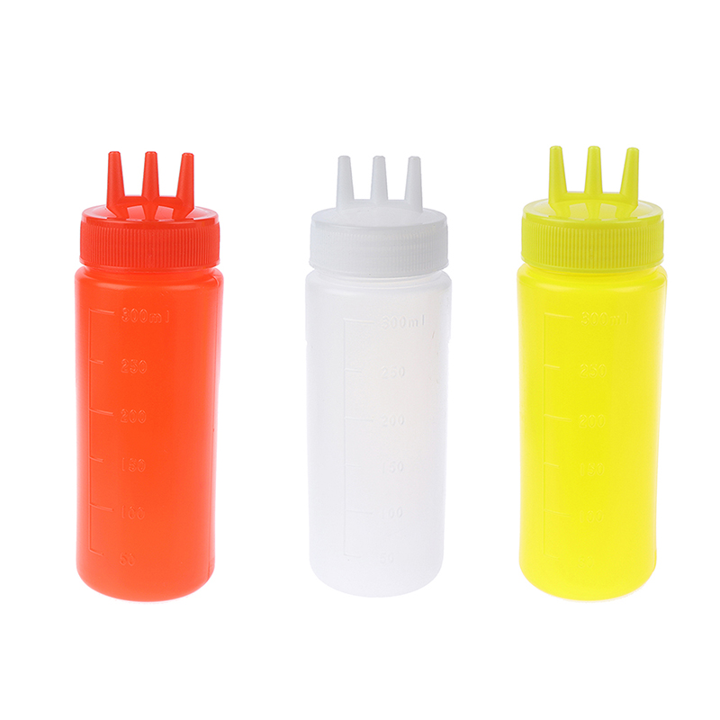 3 Hole Squeeze Bottle Sauce Vi - огляд і ціна Condiment Squeeze Bottle
