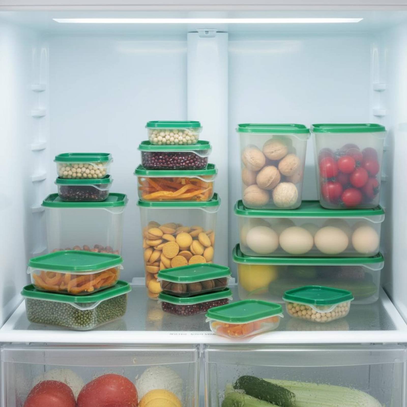 17 Pieces Fridge Storage Box S - огляд і ціна Food Storage Box Plastic