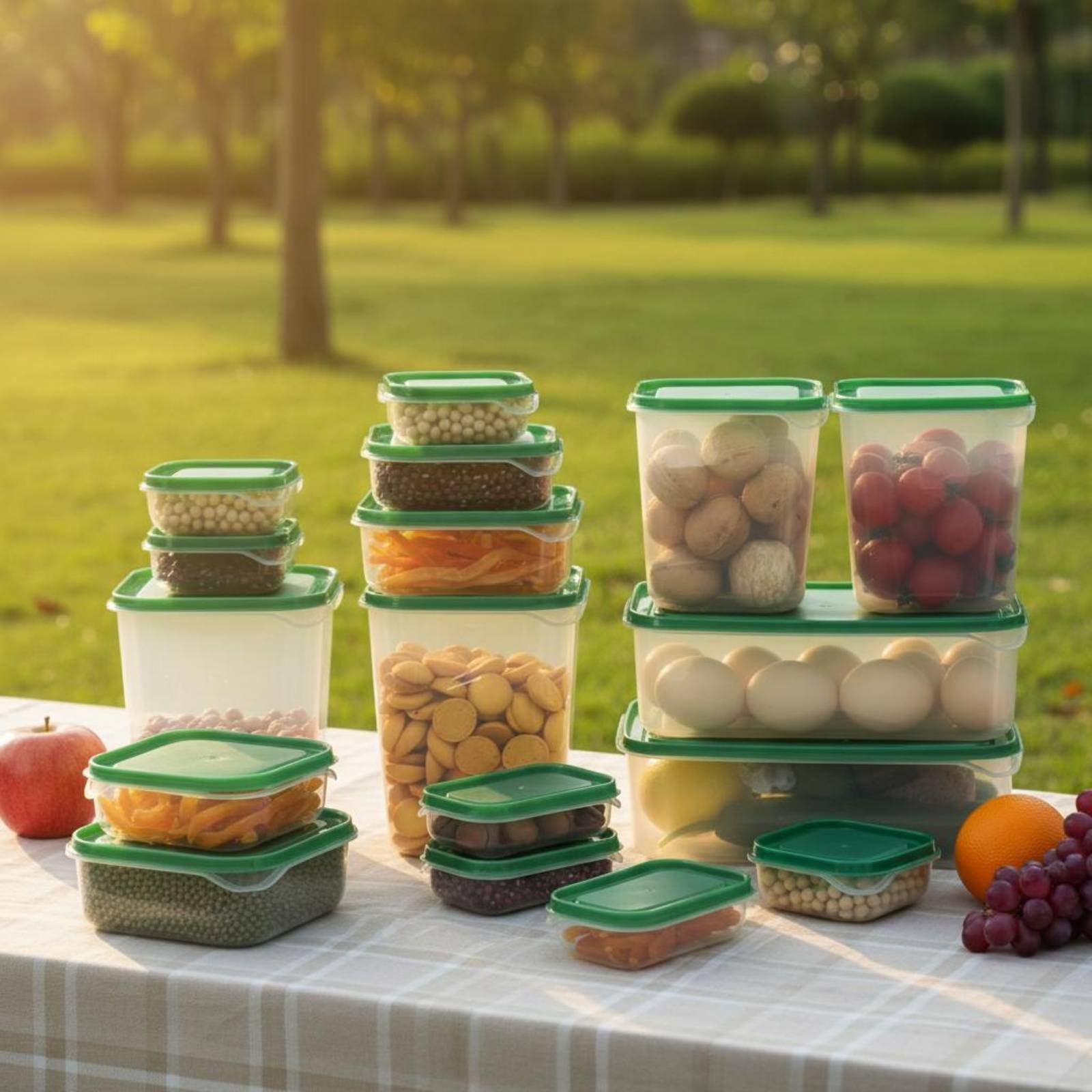 17 Pieces Fridge Storage Box S - огляд і ціна Food Storage Box Plastic