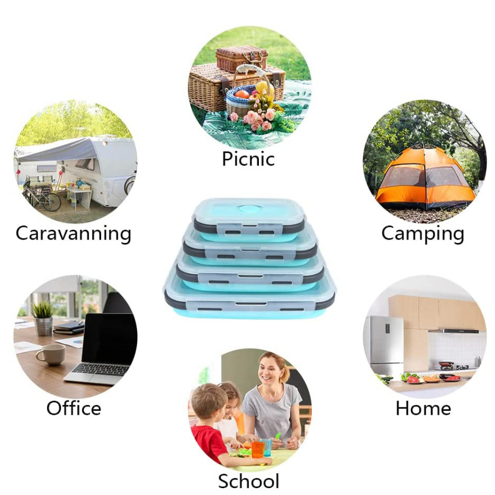 Space Saving Collapsible Silic - огляд і ціна Food Storage Non Toxic