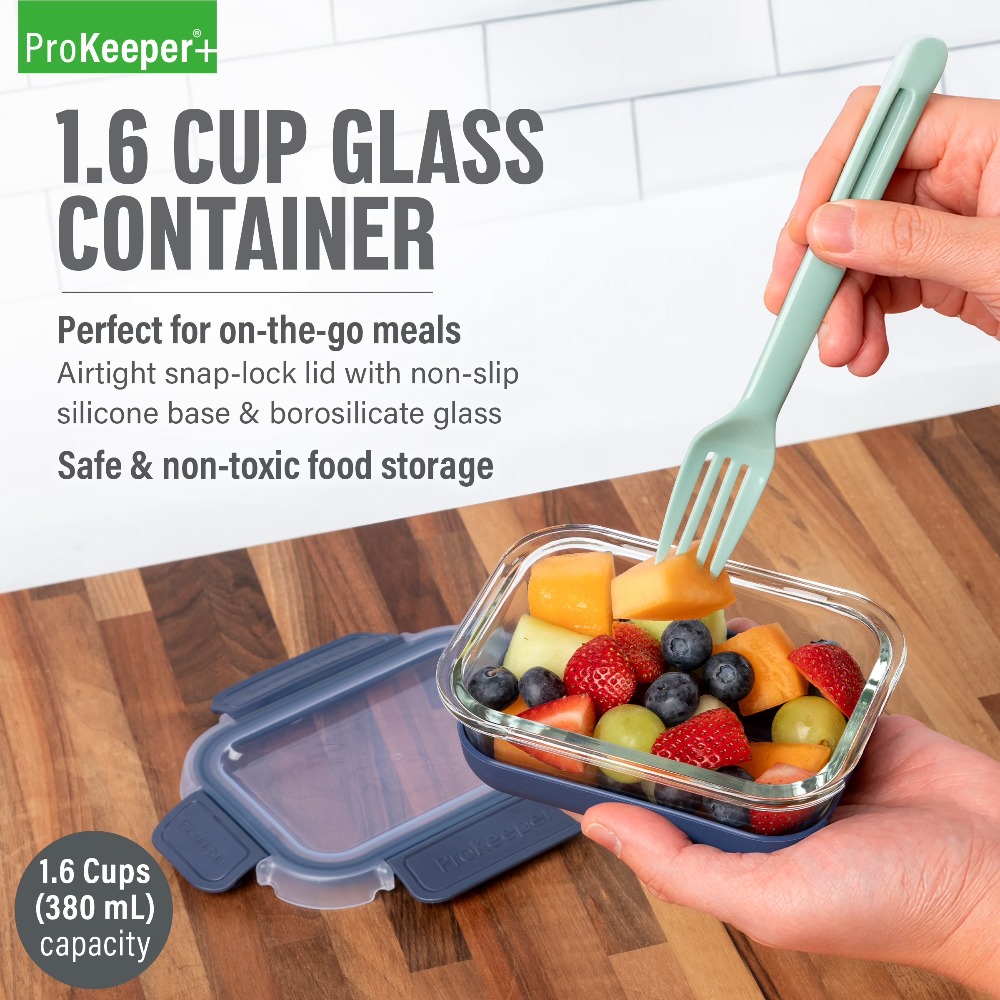 2 Pack 1.6 Cup Glass Food Stor - огляд і ціна Food Storage Glass