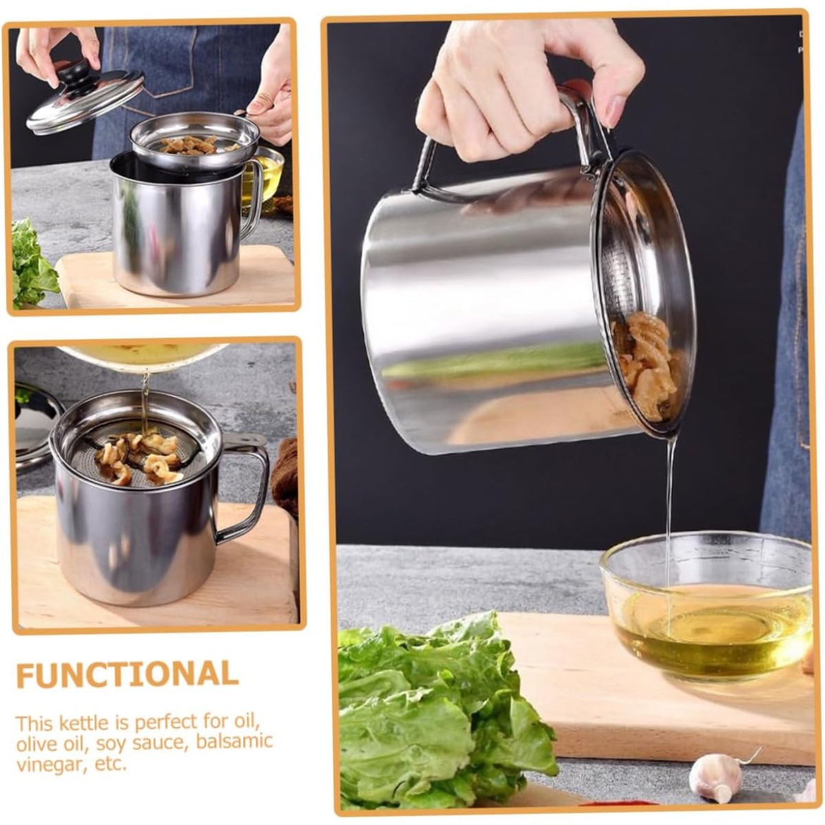 Kitchen Oil Container Can with - огляд і ціна Herb Keeper Container