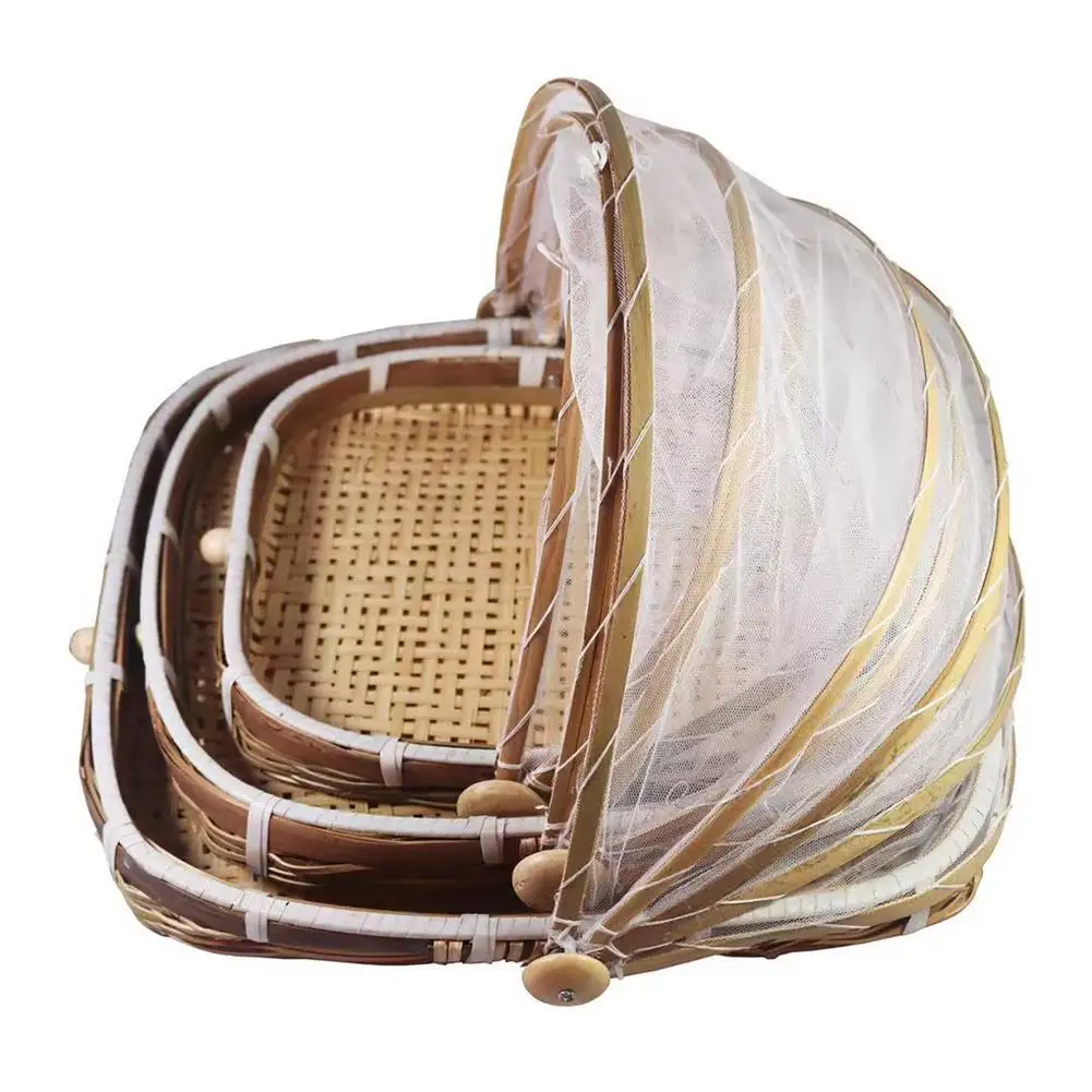 Hand-Woven Bamboo Food Serving - огляд і ціна Bread Box Bamboo