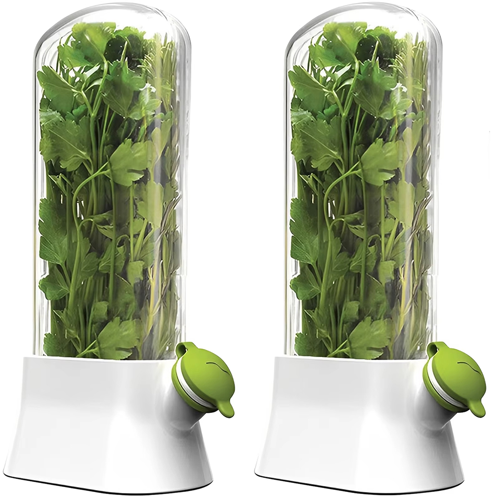 1pc Refrigerator Herb Crisper  - огляд і ціна Herb Keeper Container