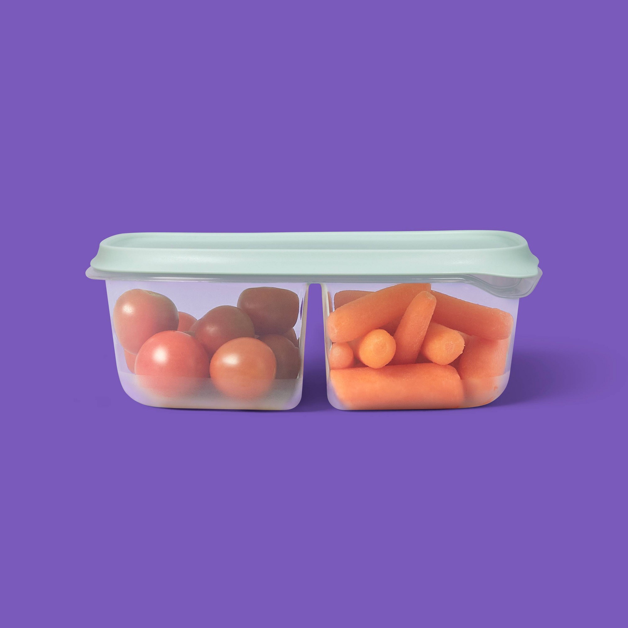 3ct Clear Plastic Divided Rect - огляд і ціна Food Storage With Dividers