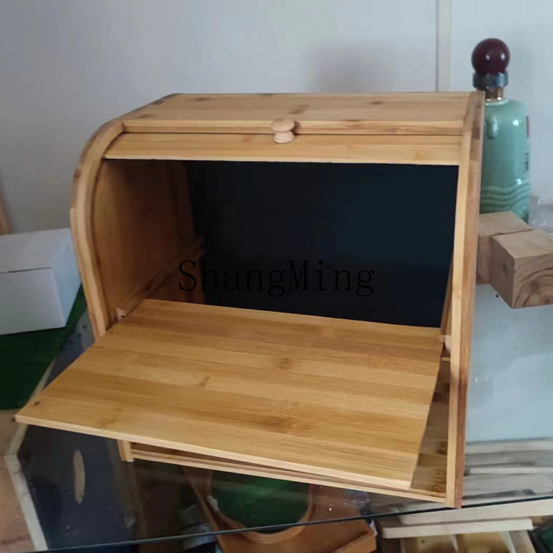 SM Household Bamboo Bread Stor - огляд і ціна Bread Box Bamboo