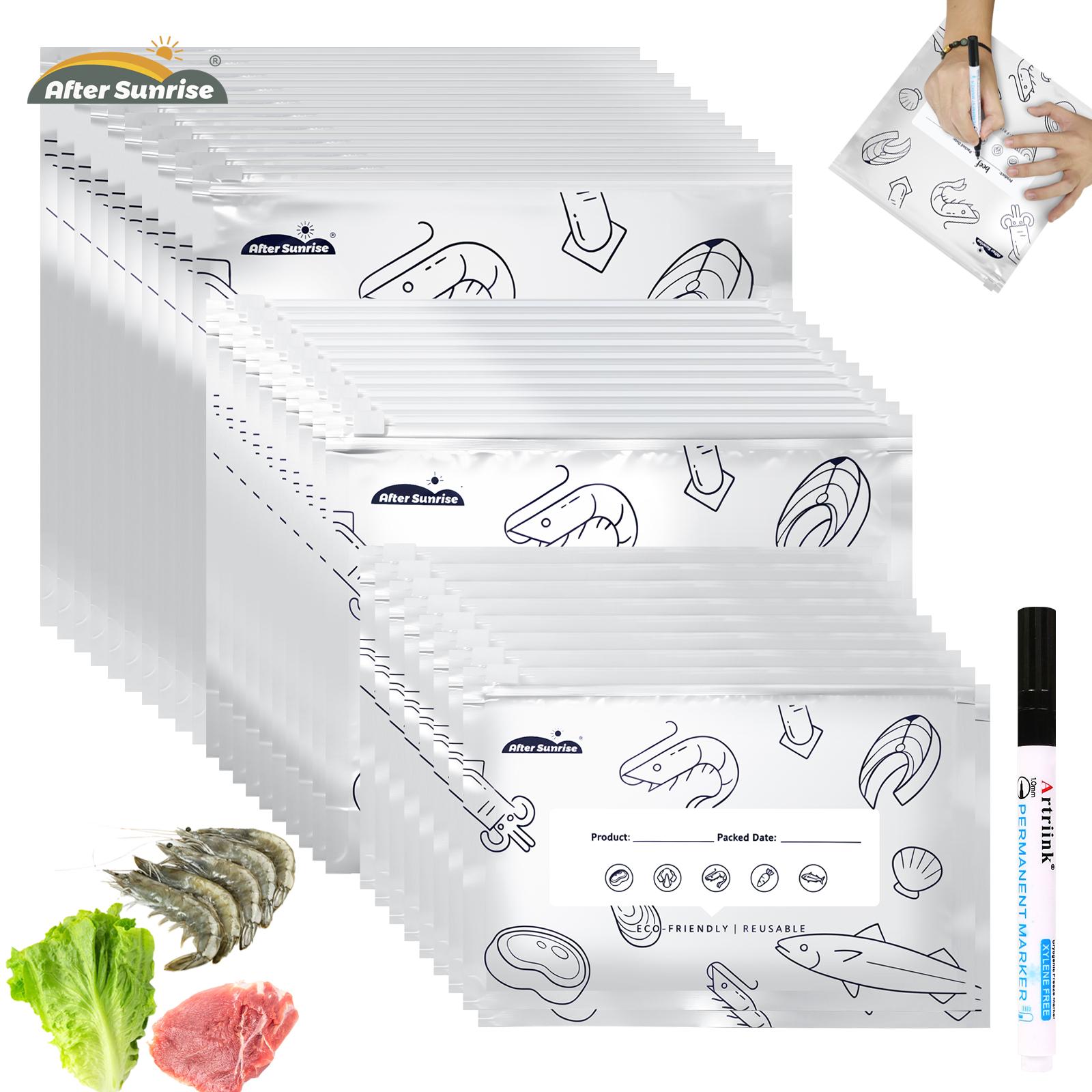 【Refrigerated Food】Reusable Al - огляд і ціна Food Storage Vacuum Bags