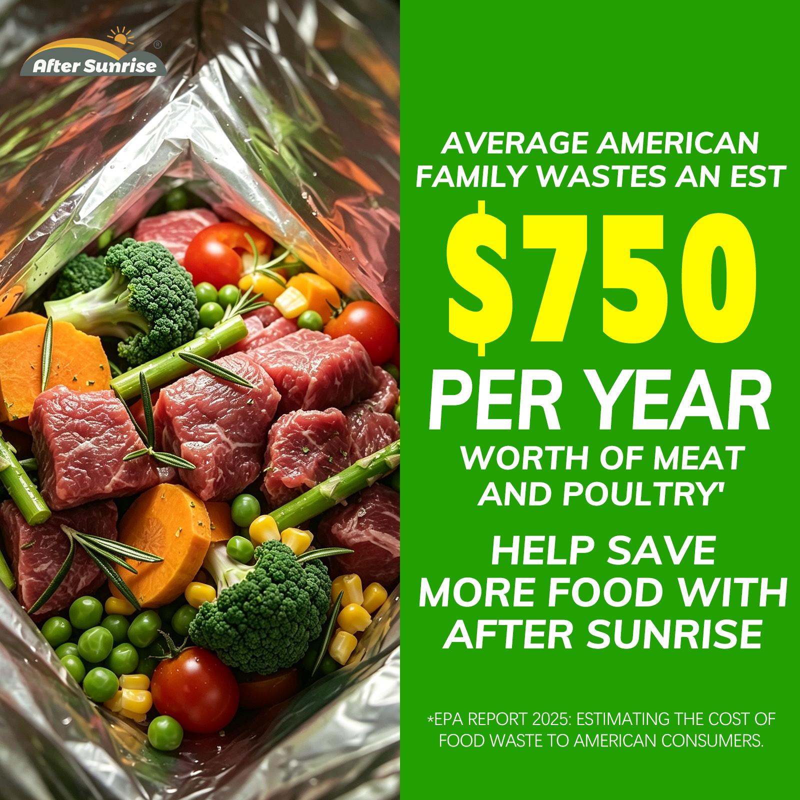 【Refrigerated Food】Reusable Al - огляд і ціна Food Storage Vacuum Bags