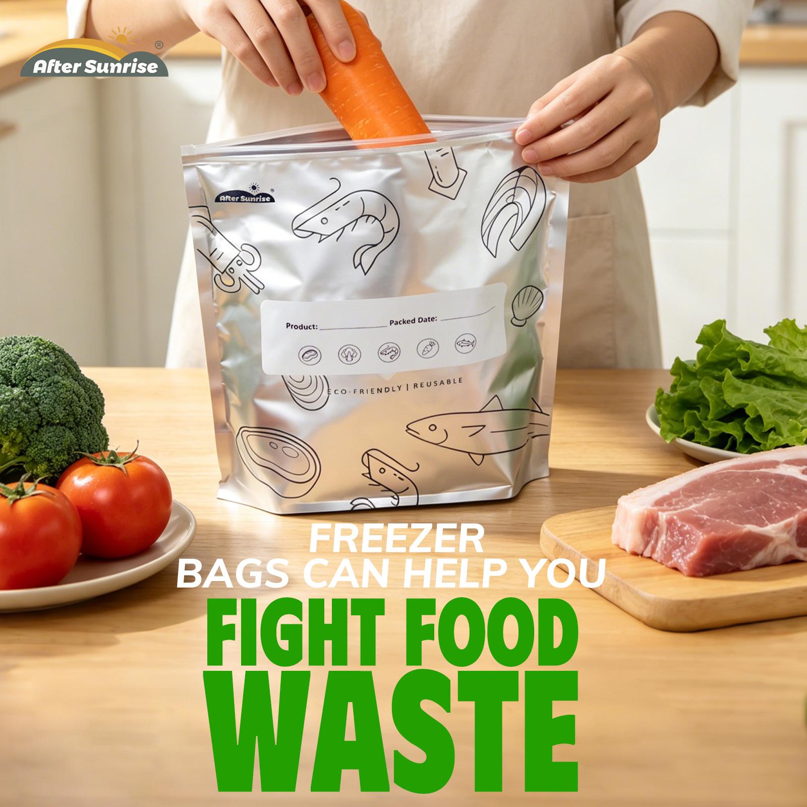 【Refrigerated Food】Reusable Al - огляд і ціна Food Storage Vacuum Bags
