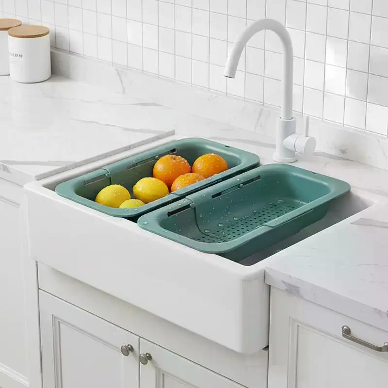 Telescopic Drain Basket, Light - огляд і ціна Food Storage Non Toxic