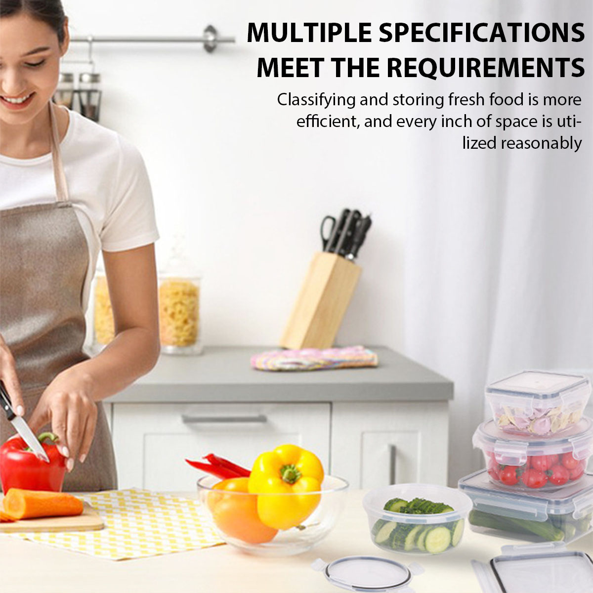 24Pcs/set Food Storage Box Set - огляд і ціна Food Storage Box Plastic
