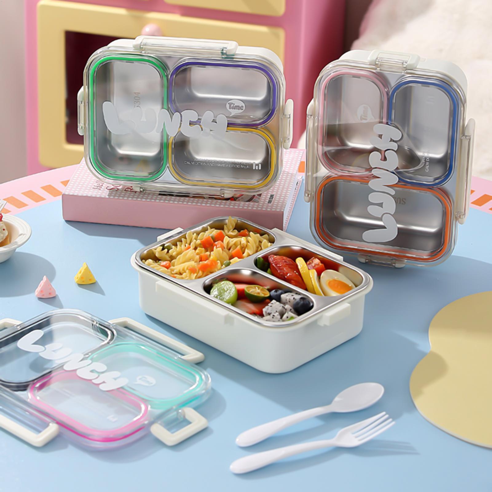 Stainless Steel Lunch Box Divi - огляд і ціна Food Storage With Dividers