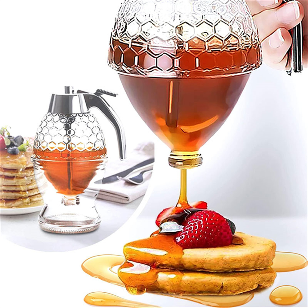 1pc No Drip Honey Dispenser wi - огляд і ціна Condiment Squeeze Bottle