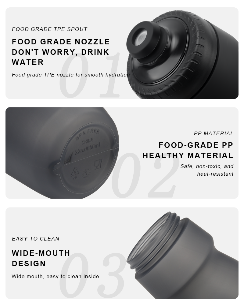 550/650ML Bike Water Bottle Hi - огляд і ціна Condiment Squeeze Bottle