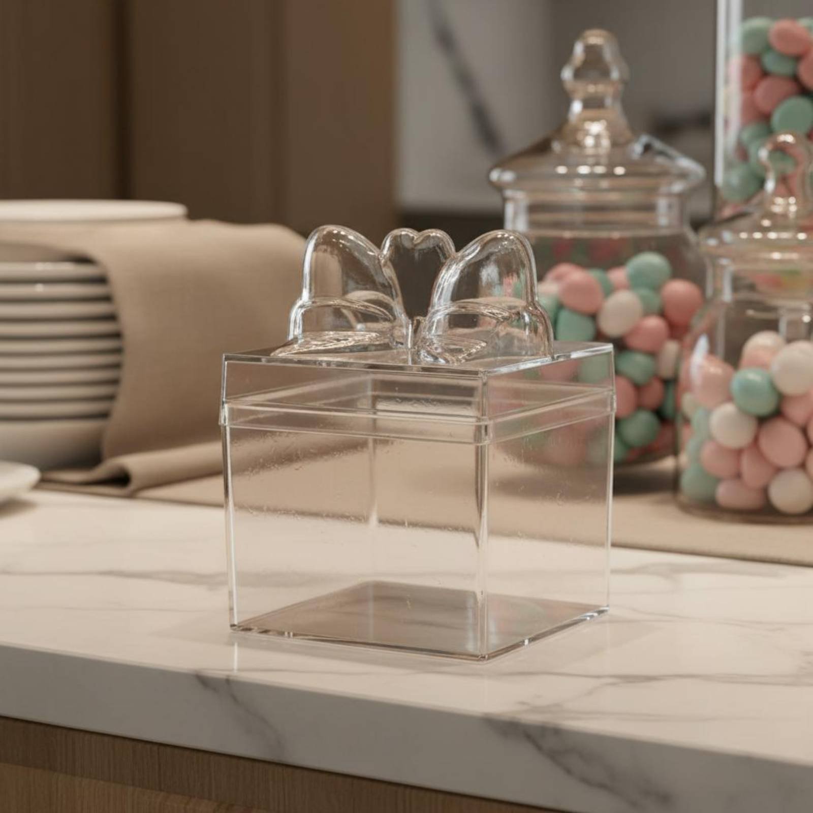 Clear Plastic Candy Box with R - огляд і ціна Food Storage Box Plastic