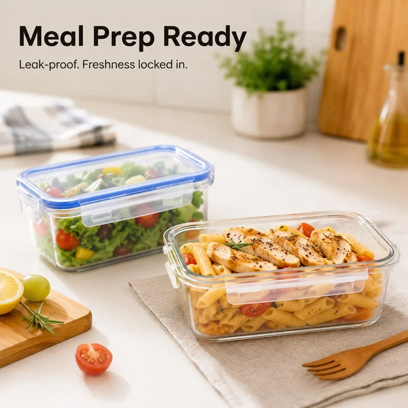 4 Sizes Refrigerator Storage B - огляд і ціна Food Storage Box Plastic