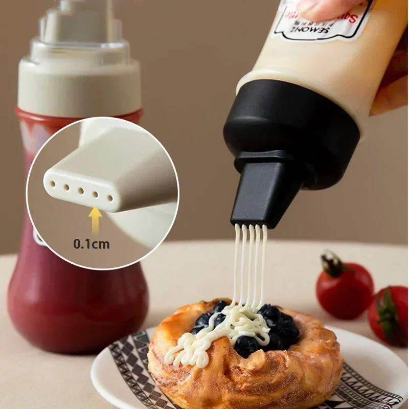 350ml 5 Hole Squeeze Bottles C - огляд і ціна Condiment Squeeze Bottle
