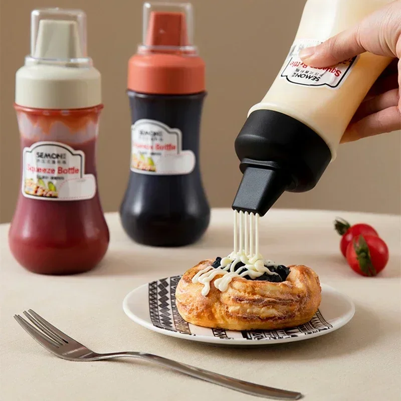 350ml 5 Hole Squeeze Bottles C - огляд і ціна Condiment Squeeze Bottle