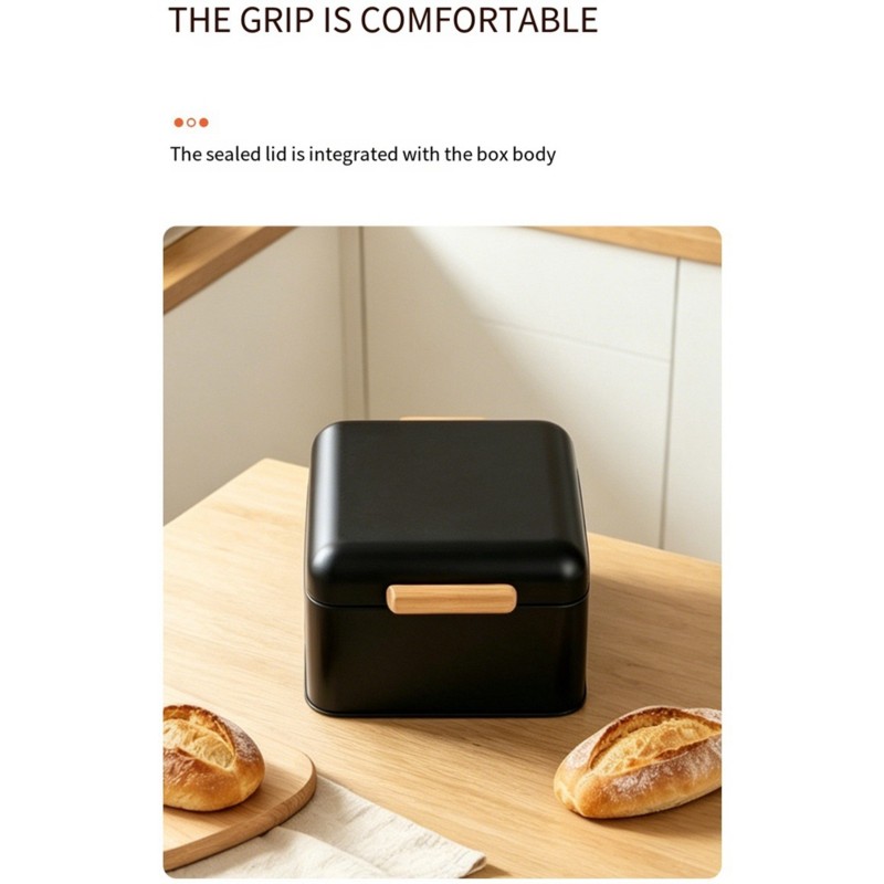 ABMI-High-Value Storage Box, S - огляд і ціна Bread Box Bamboo