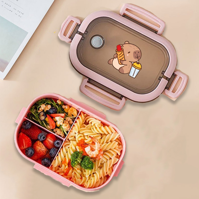 Capybara Bento Lunch Box Anime - огляд і ціна Food Storage Equipment