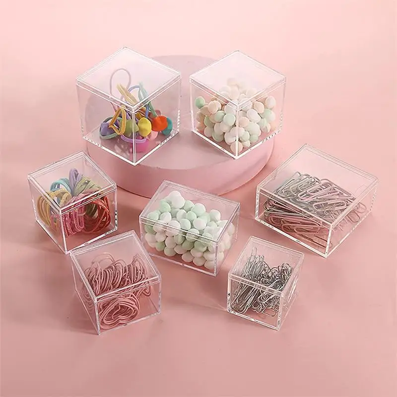 12 PCS Transparent Acrylic Box - огляд і ціна Food Storage With Dividers