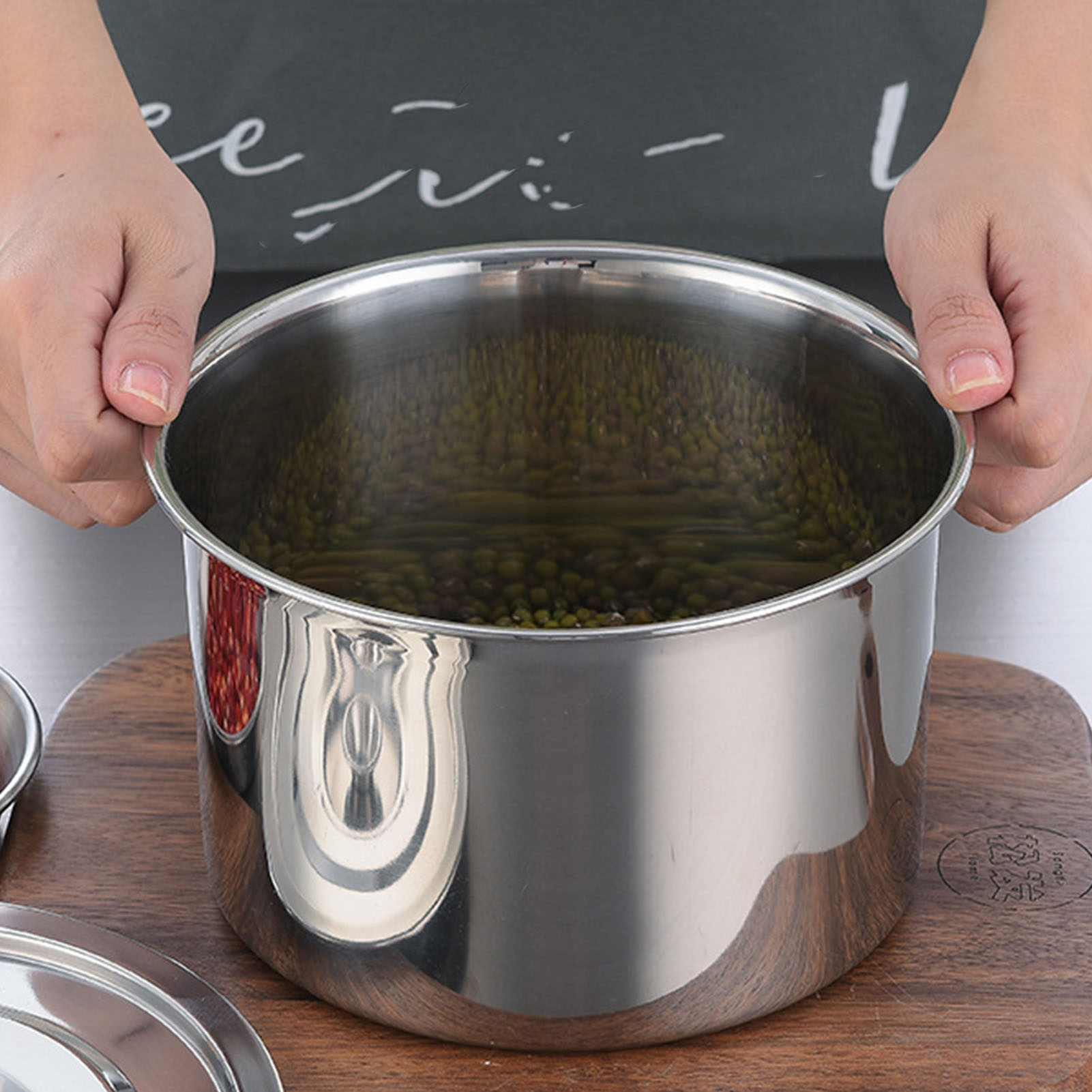 Stew Pot Stockpot Stainless St - огляд і ціна Herb Keeper Container