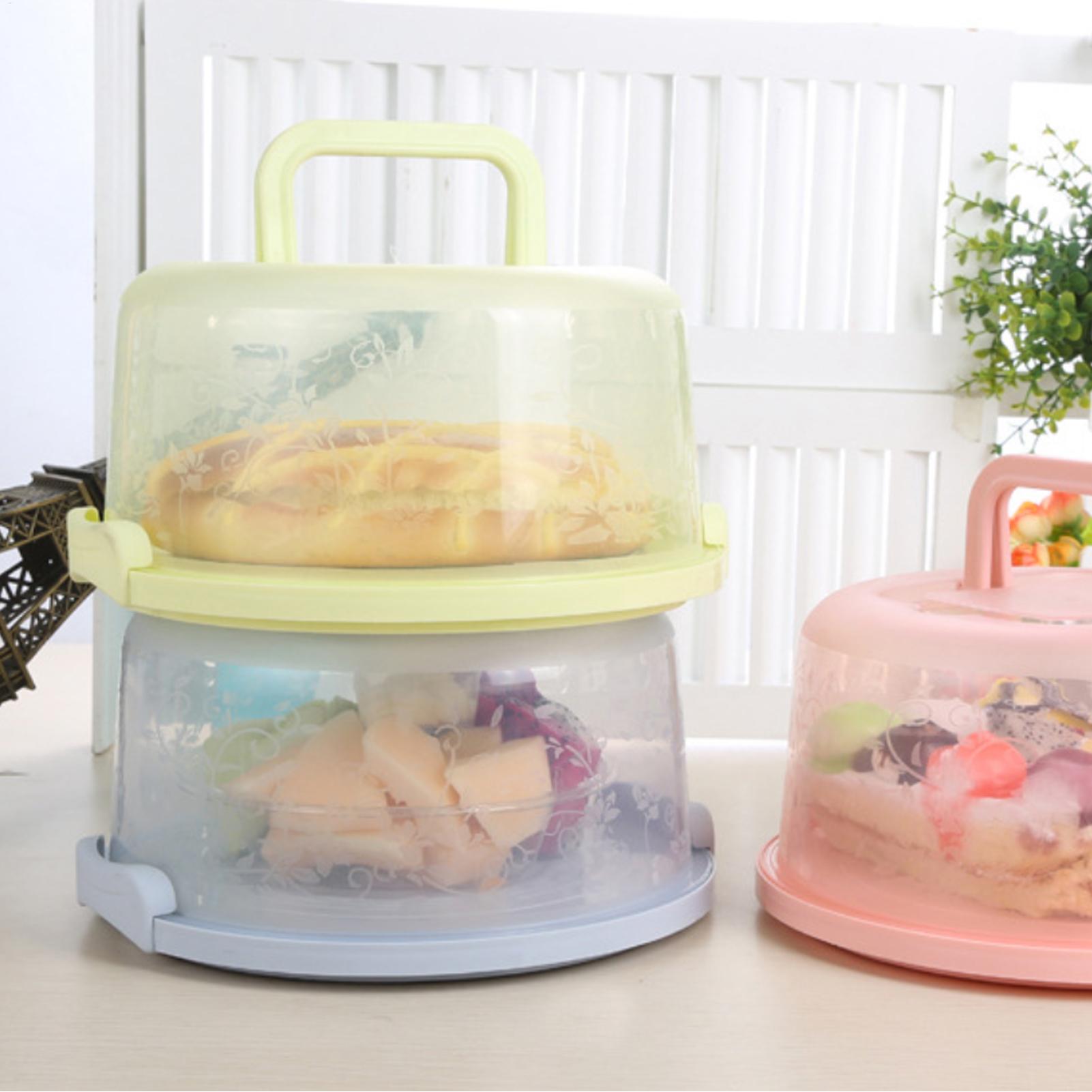 Handheld Cake Carrier Reusable - огляд і ціна Food Storage Box Plastic