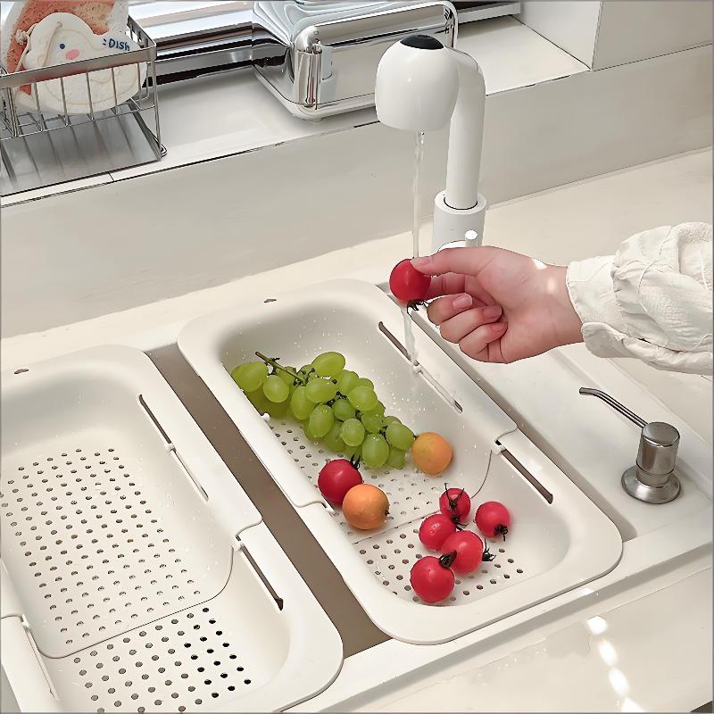 ●Telescopic Drain Basket, Ligh - огляд і ціна Food Storage Non Toxic
