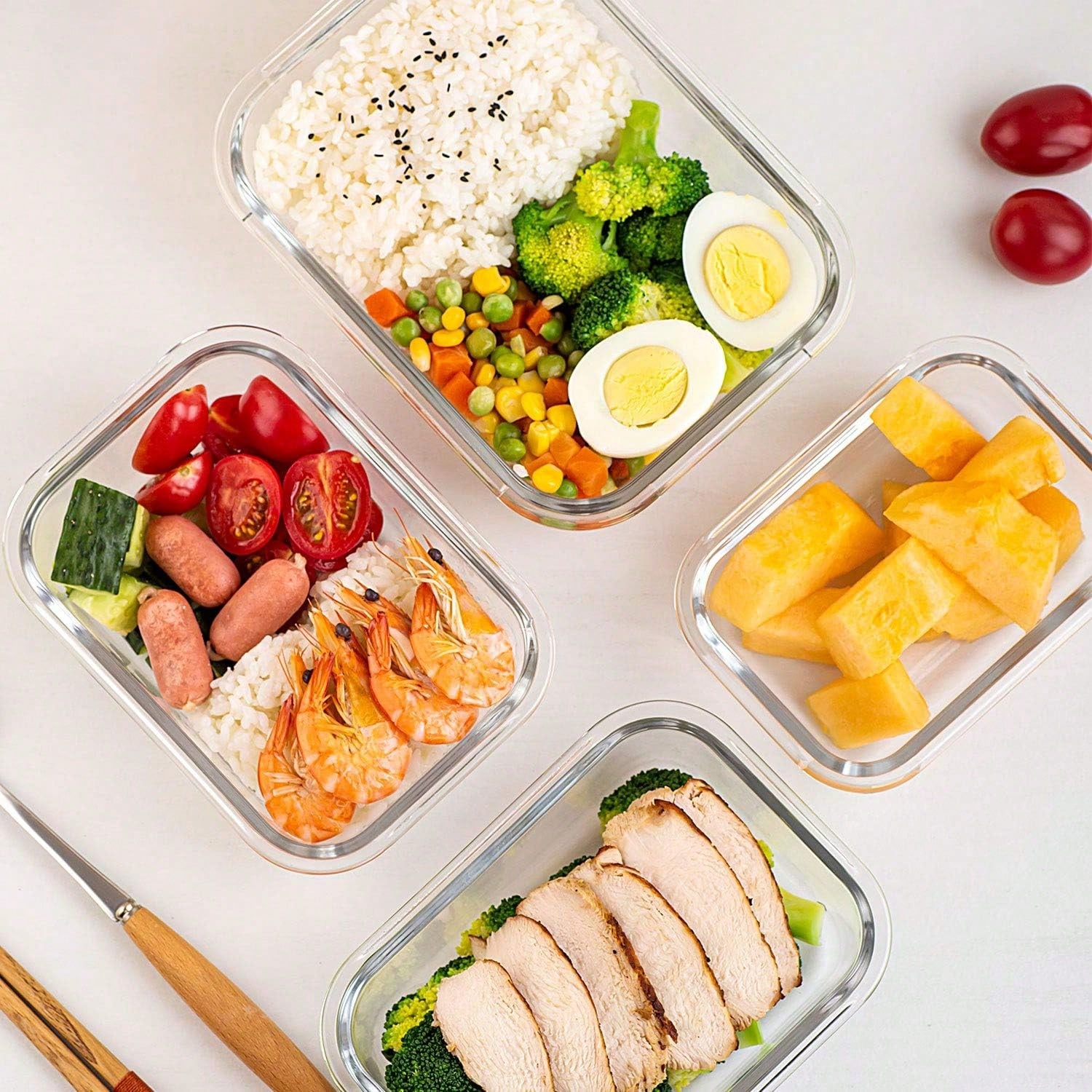 10 Pack Glass Meal Prep Contai - огляд і ціна Food Storage Equipment