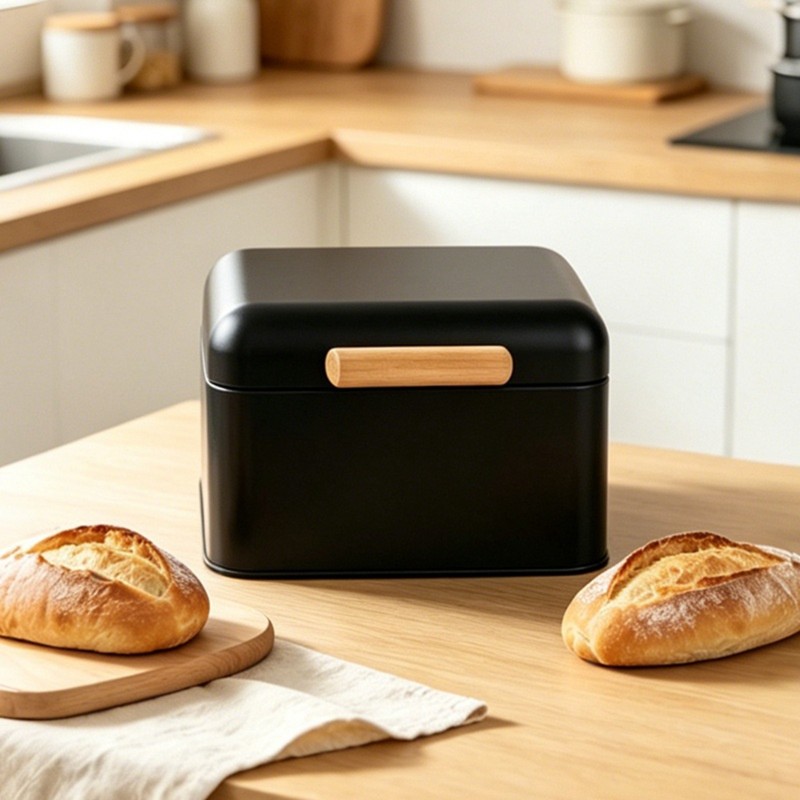 [B17B!】 High-Value Storage Box - огляд і ціна Bread Box Bamboo