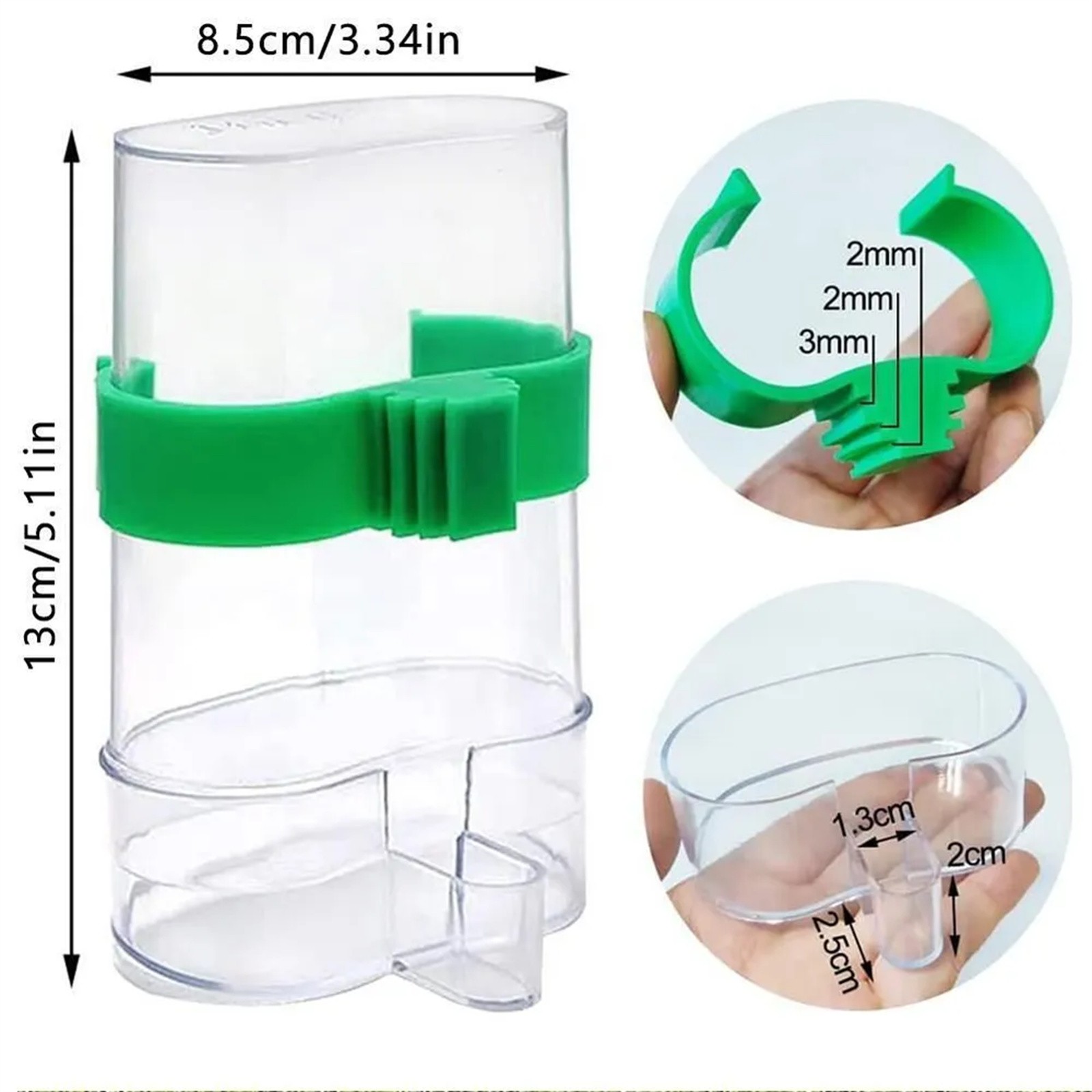 Bird Water Drinker Feeder Cont - огляд і ціна Portion Control Container