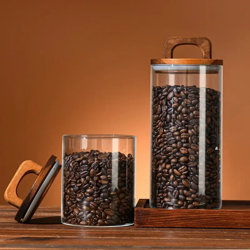 Clear Glass Jar with Bamboo Li - огляд і ціна Food Storage Jar Glass
