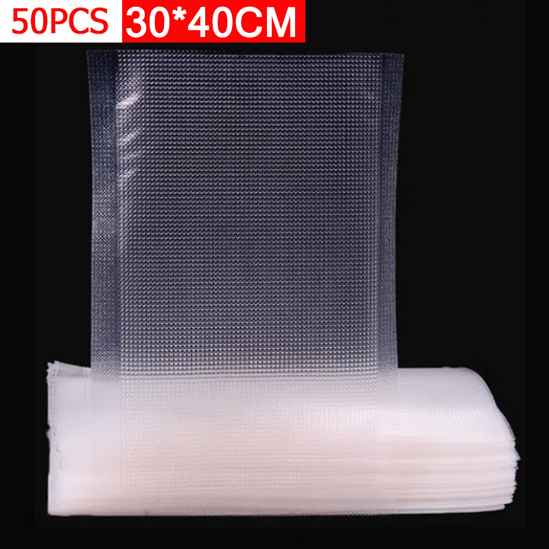 50PCS 30x40cm Textured Vacuum  - огляд і ціна Food Storage Vacuum Bags