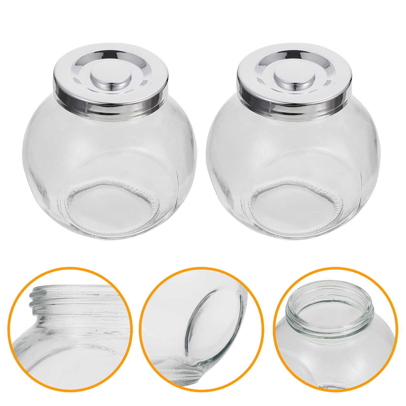 2Pcs Fruit Jam Storage Bottles - огляд і ціна Food Storage Glass