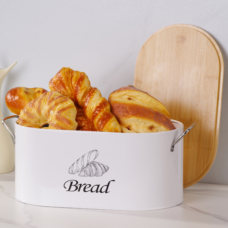 1pc Modern Bread Box With Bamb - огляд і ціна Bread Box Bamboo