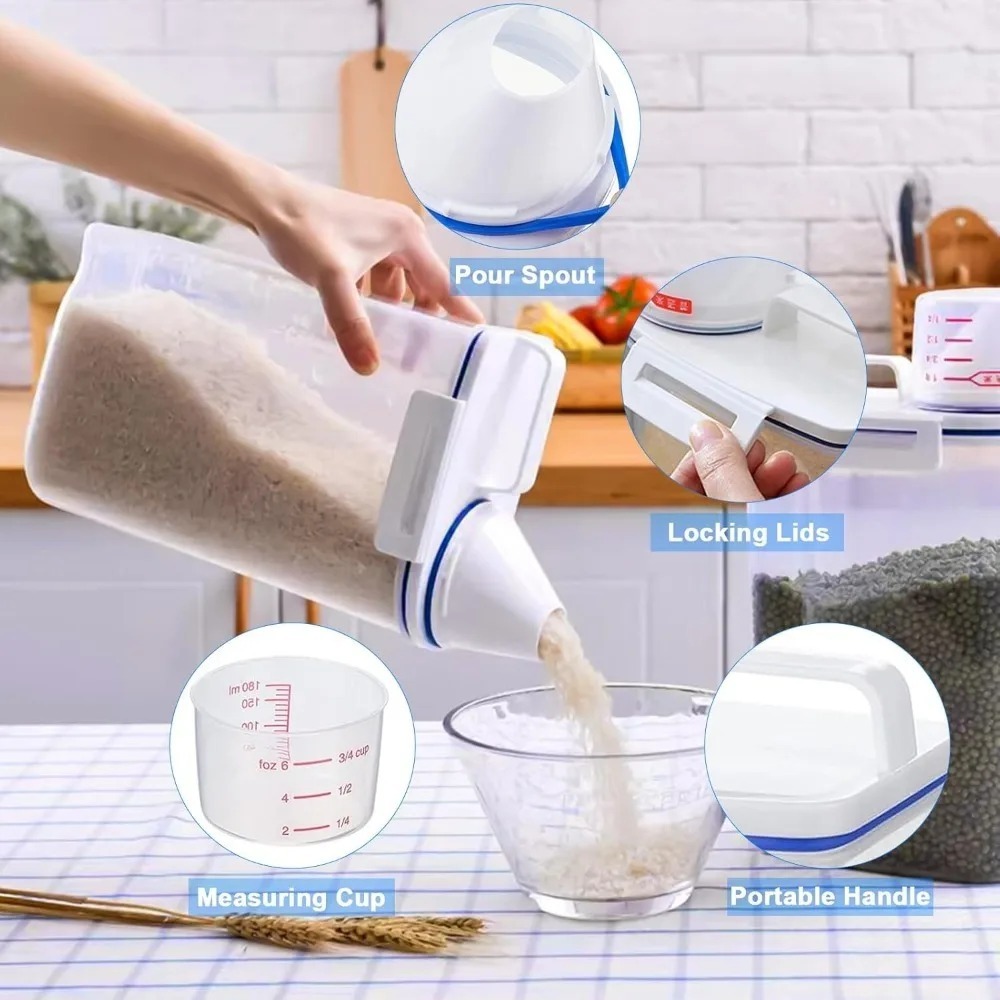 Rice Dry Food Storage Containe - огляд і ціна Portion Control Container