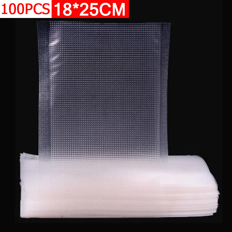 100PCS Vacuum Bag 18x25cm Vacu - огляд і ціна Food Storage Vacuum Bags