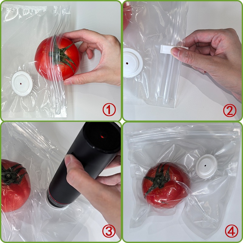 New Reusable Air Vacuum Storag - огляд і ціна Food Storage Vacuum Bags
