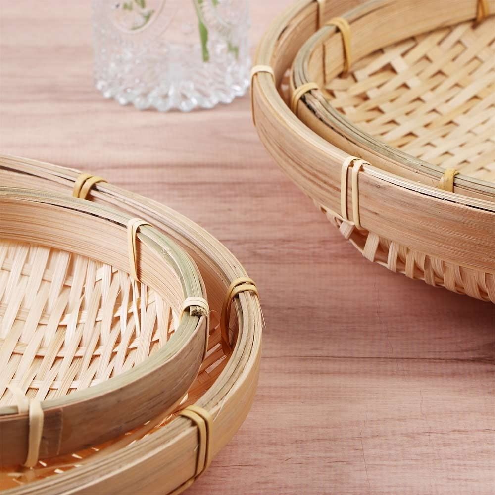 Handmade Woven Bamboo Tray Bam - огляд і ціна Bread Box Bamboo